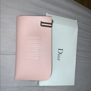 Dior Pink Cosmetic Bag